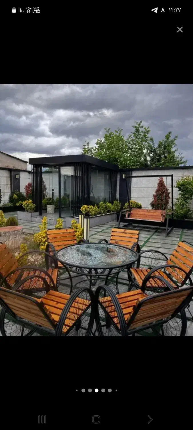 صندلی اراد نیمکت اتشدان پاف|صندلی و نیمکت|محمدشهر, محمدشهر|دیوار