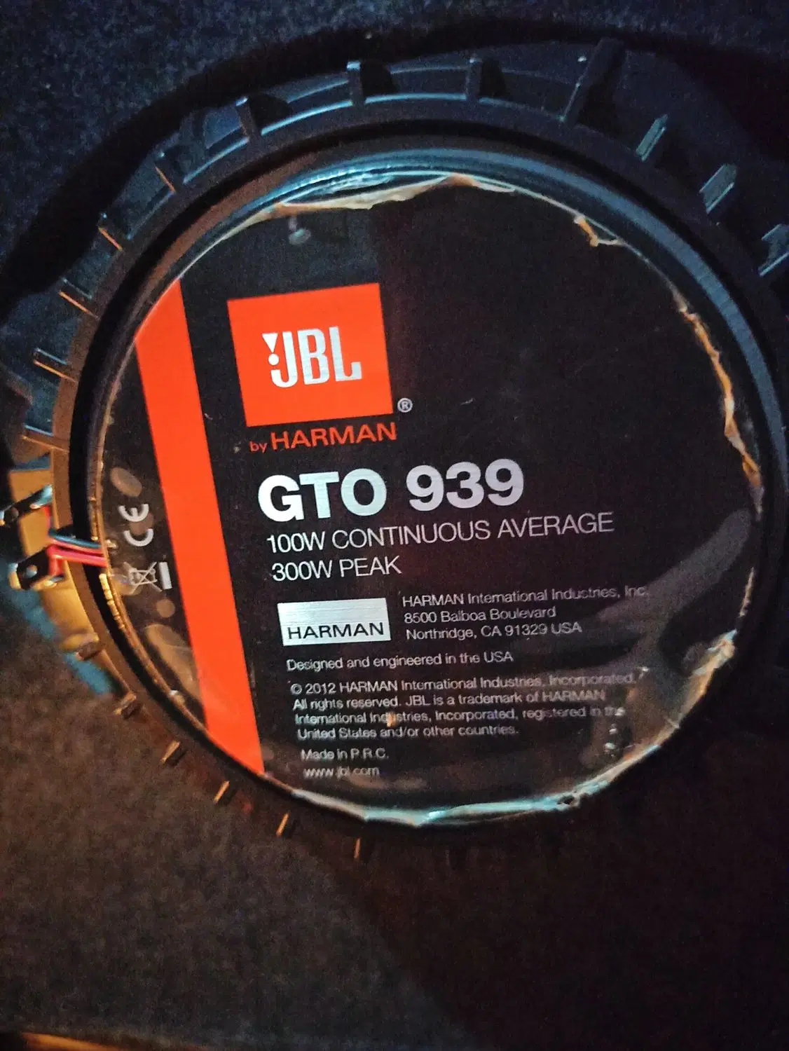 باند ( JBL)  GTO939|قطعات یدکی و لوازم جانبی|تهران, دکتر هوشیار|دیوار