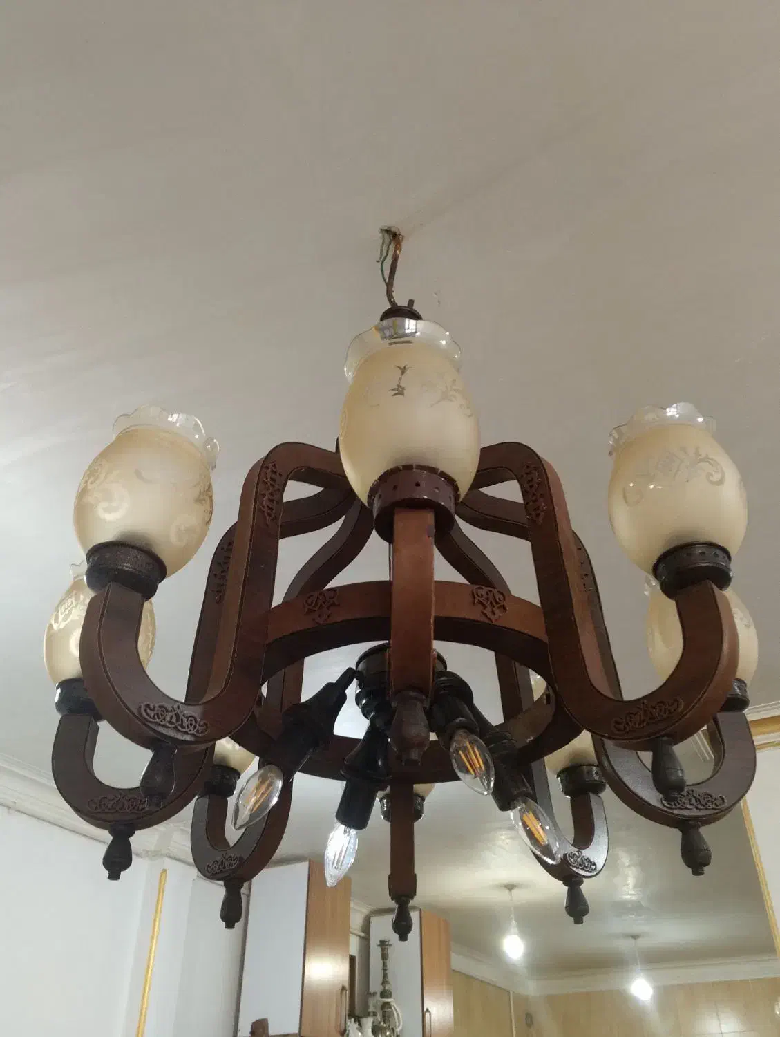 لوستر|لوستر و چراغ آویز|گرگان, |دیوار