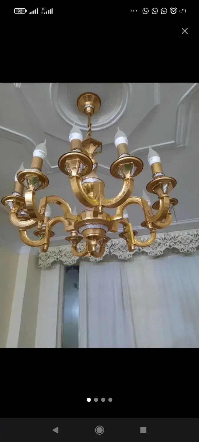 لوستر|لوستر و چراغ آویز|شیراز, شهرک گلستان|دیوار