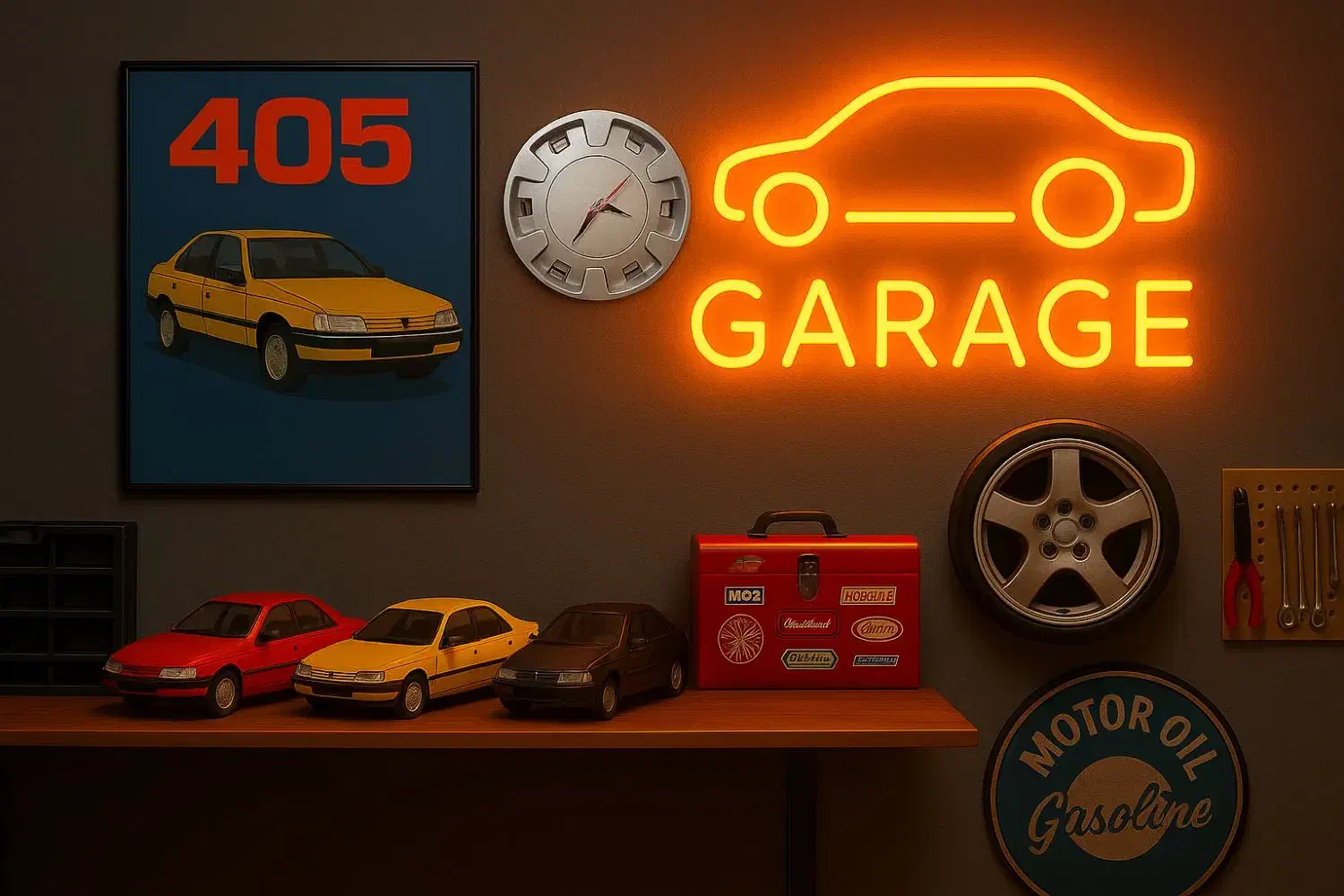 تولید کننده ساعت دیواری با طرح قالپاق ماشین|ساعت دیواری و تزئینی|تهران, بازار|دیوار