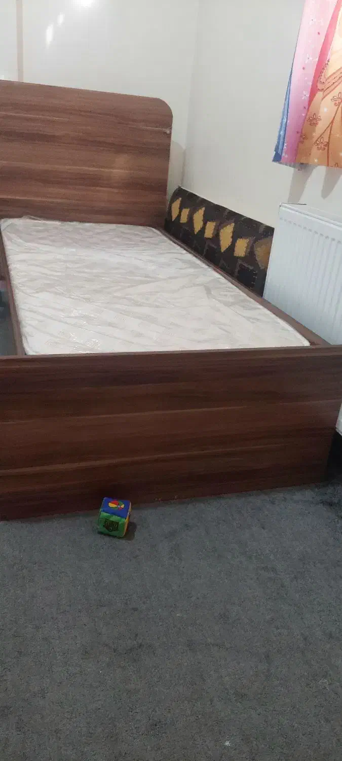 سرویس خواب ام دی اف دومنظوره|تخت و سرویس خواب|فولادشهر, C1|دیوار