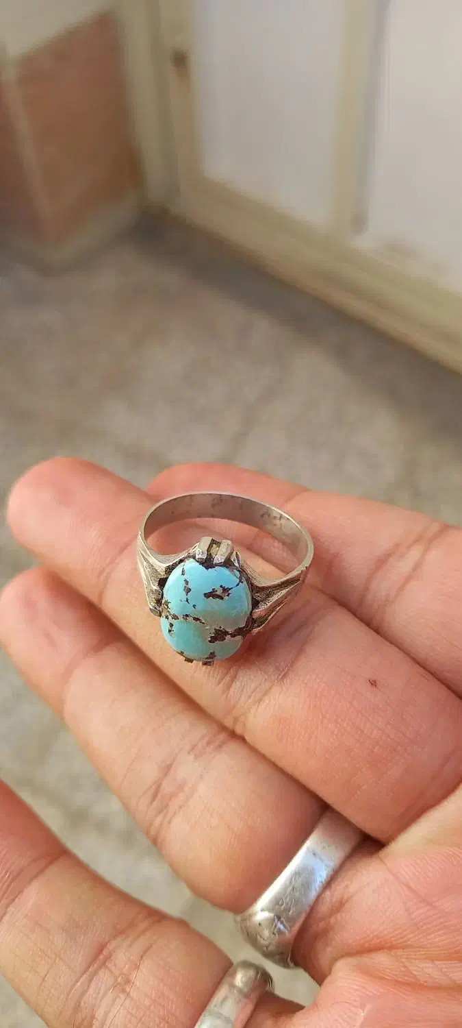 انگشتر فیروزه اصل|جواهرات|زابل, |دیوار