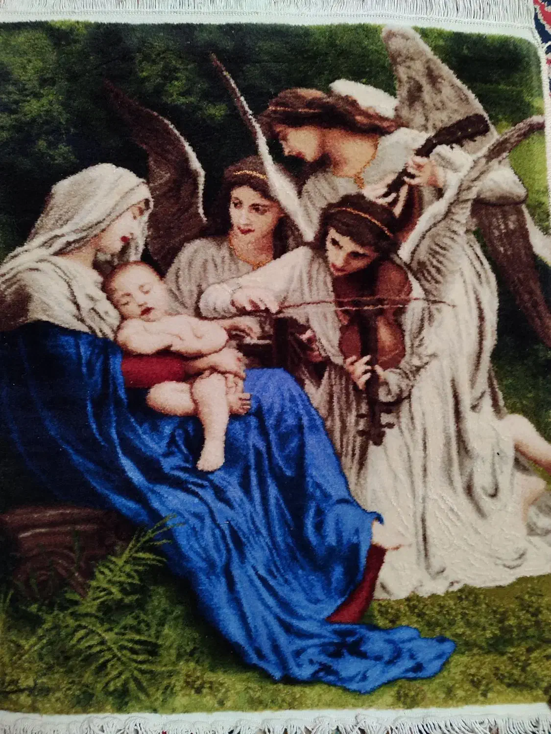 تابلو فرش دستباف (آوای فرشتگان ) و (کوچ عشایر )|تابلو فرش|بروجرد, |دیوار