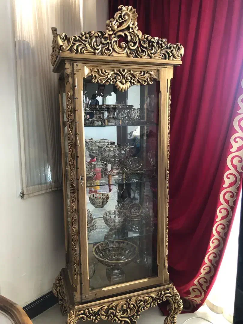 ویترین سلطنتی چوب راش سنگین|بوفه، ویترین، کنسول|اصفهان, برازنده|دیوار