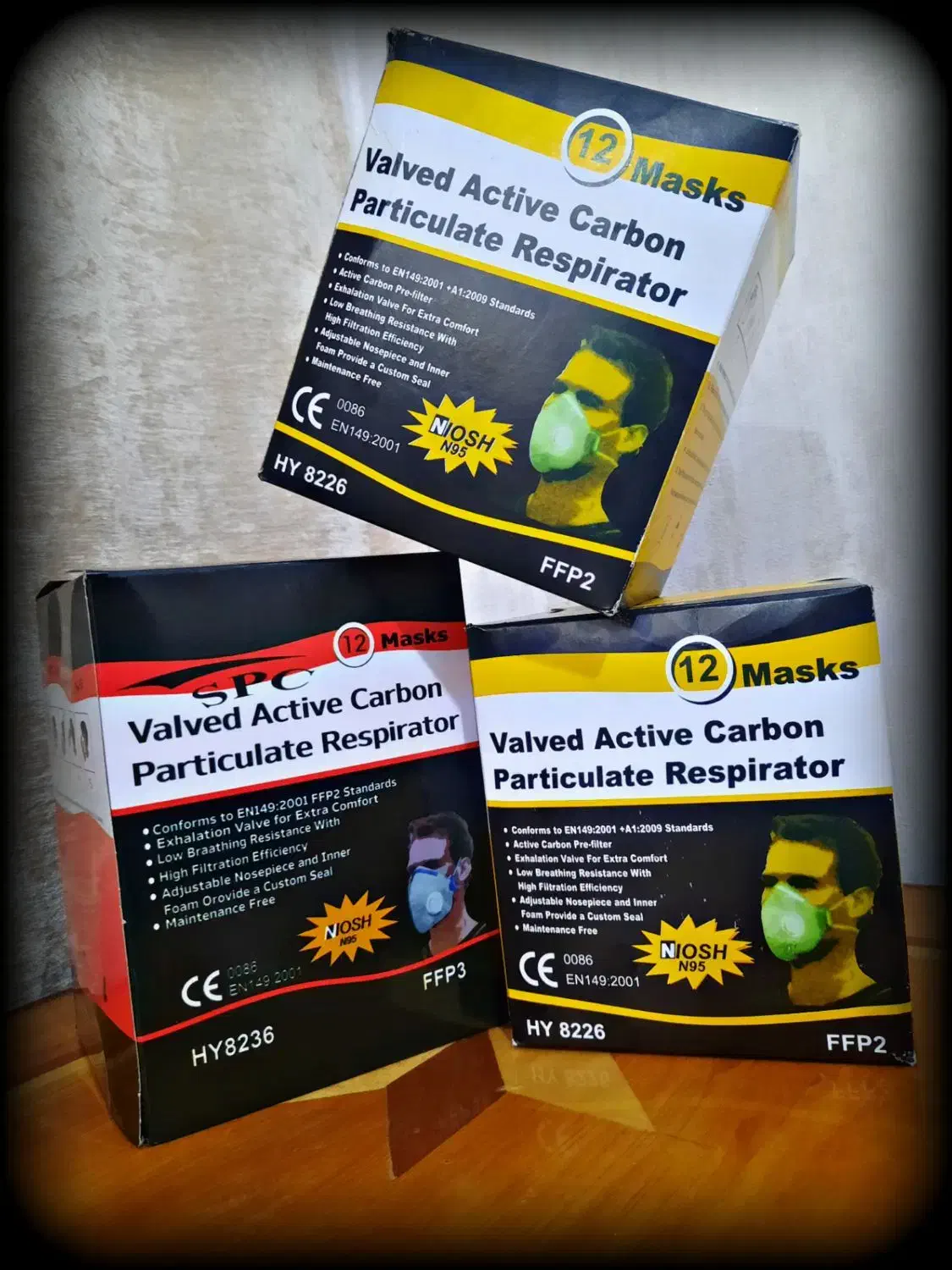 ماسک تنفسی با فیلتر کربن فعال و سوپاپ تنفس آسان|آرایشی، بهداشتی، درمانی|جیرفت, |دیوار