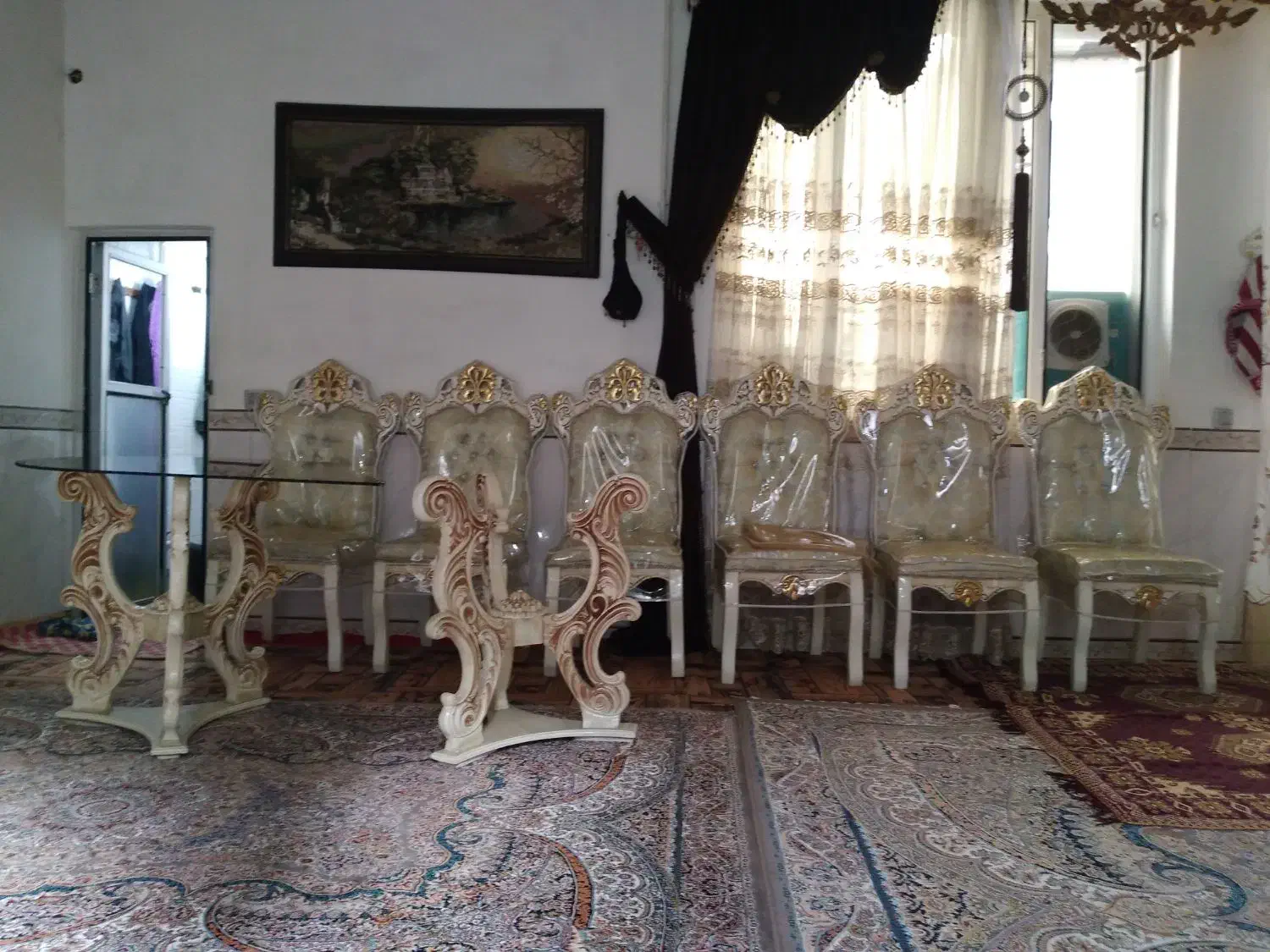 میز غذاخوری سلطنتی ۶ نفره به فروش می‌رسد|میز و صندلی غذاخوری|سنقر, |دیوار