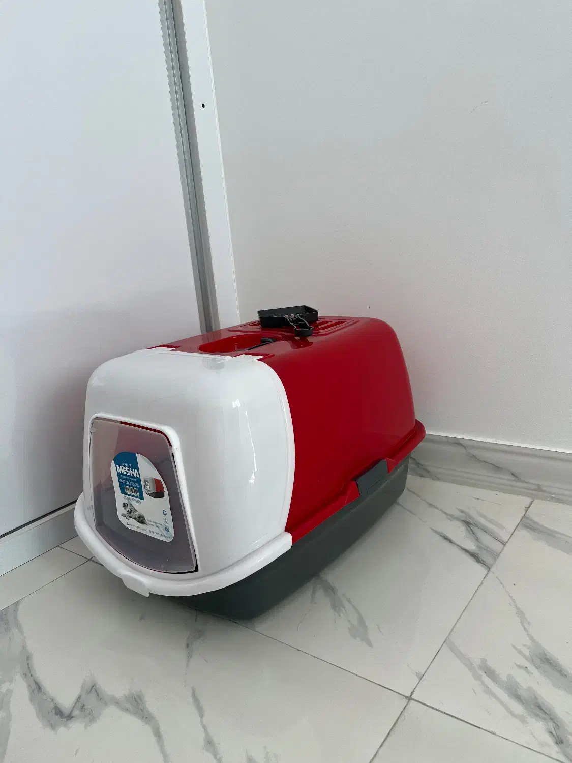 ظرف خاک  سقف دار گربه|لوازم جانبی حیوانات|آستارا, |دیوار