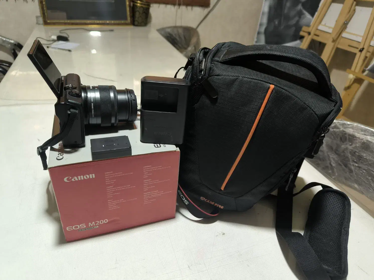 دروبین کنون مدل m200کامپکت 4k شات کم|دوربین عکاسی و فیلمبرداری|ملارد, |دیوار