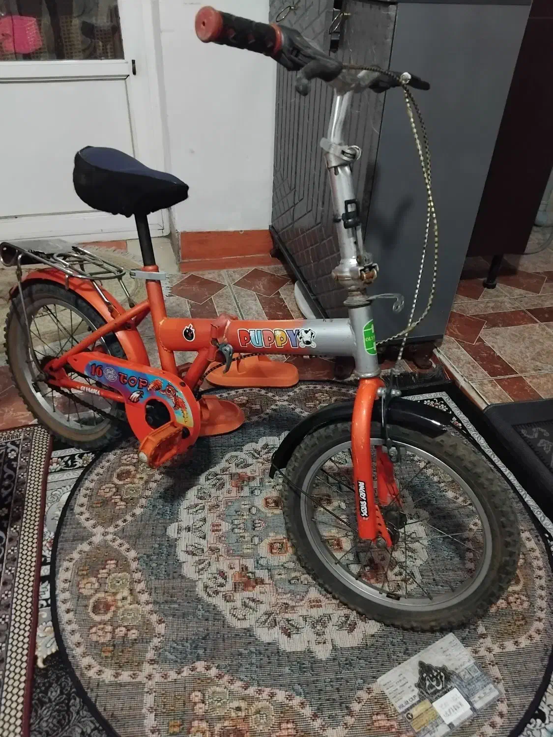 دوچرخه 16 تاشو درحد سالم|دوچرخه، اسکیت، اسکوتر|گرگان, |دیوار