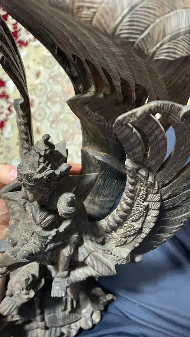 مجسمه آنتیک چوب ابنوس|کلکسیون اشیاء عتیقه|ری, ولی آباد|دیوار