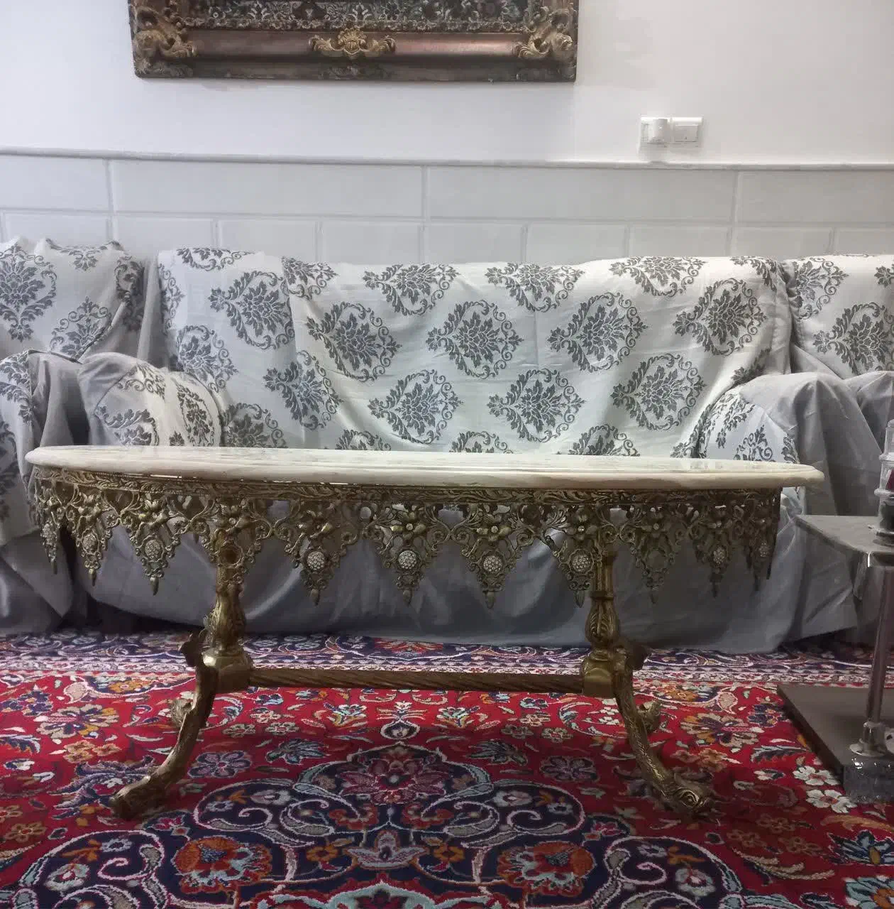 میز جلو مبلی برنز|مبلمان خانگی و میز عسلی|قم, هنرستان|دیوار