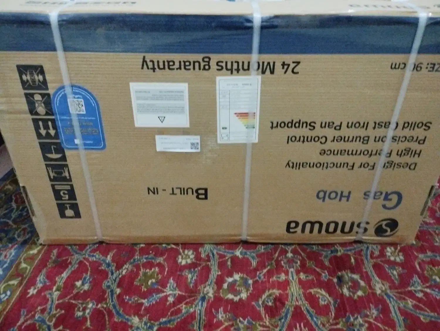 اجاق گاز صفحه ای 5شعله شیشه ای|اجاق گاز و لوازم برقی پختوپز|مبارکه, |دیوار