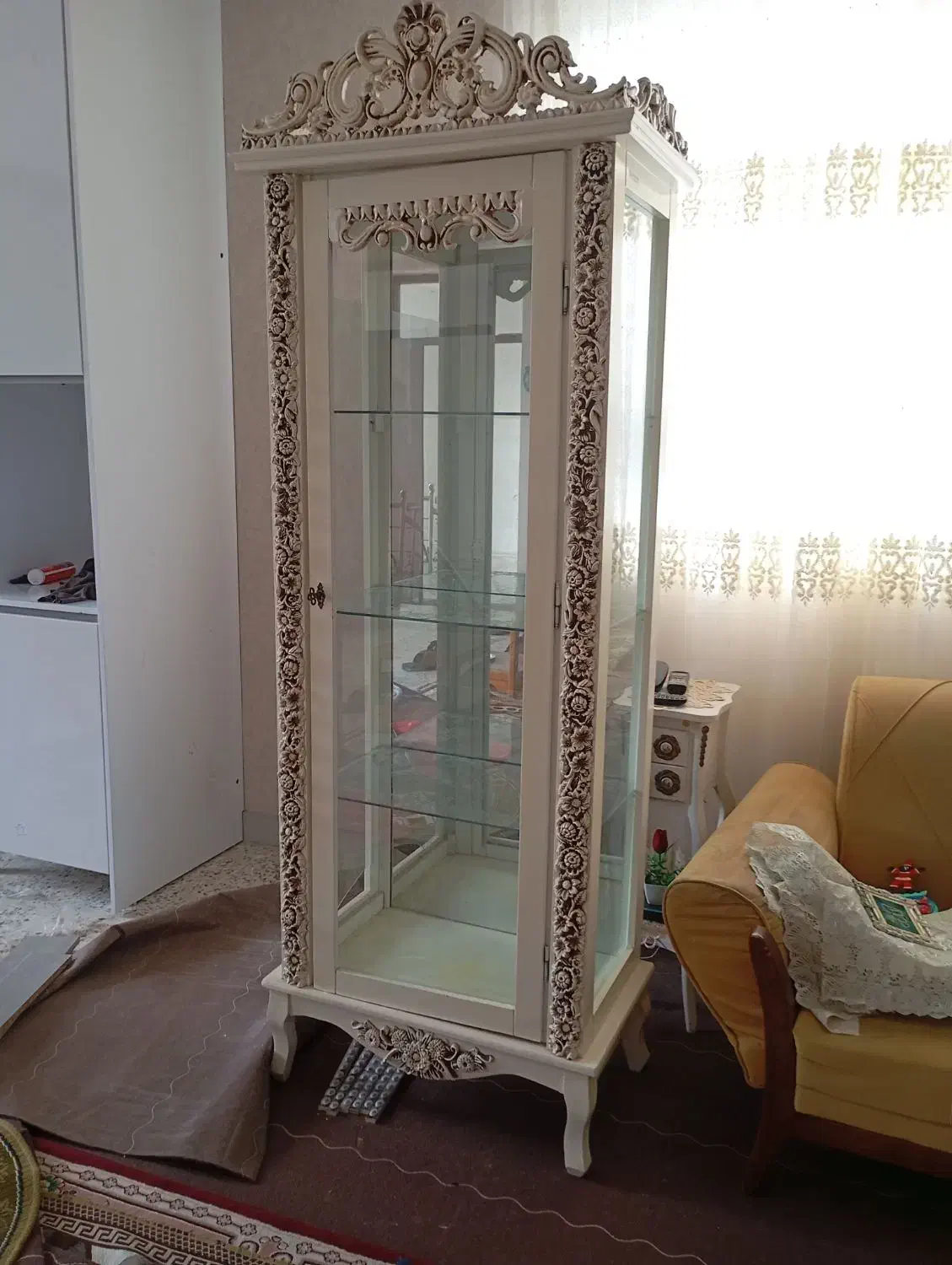 بوفه چهار طبقه|بوفه، ویترین، کنسول|فومن, |دیوار