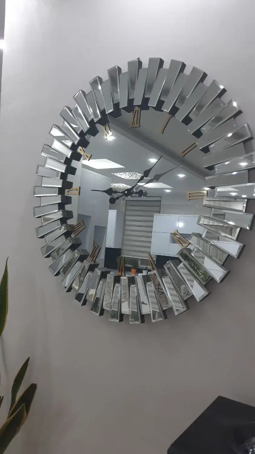 ساعت آینه ای|ساعت دیواری و تزئینی|کوهدشت, |دیوار