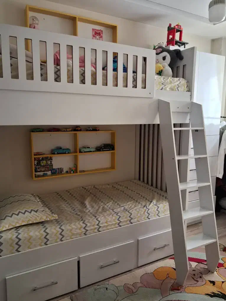 تخت نوجوان 2 طبقه سفارشی|تخت و سرویس خواب|پردیس, فاز ۱۱|دیوار