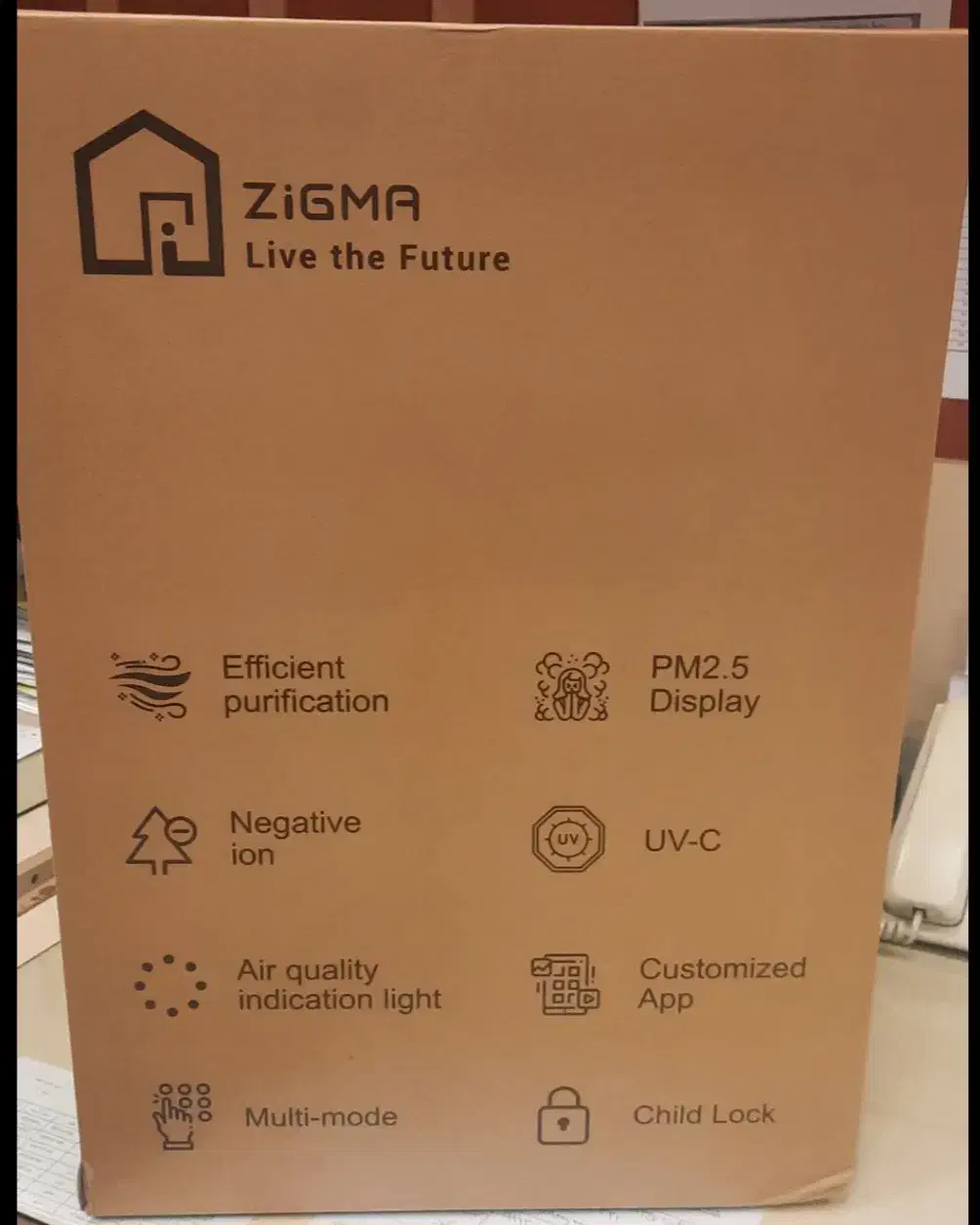 دستگاه تصفیه هوا زیگما-المانZIGMA|پنکه و تصفیه‌کنندهٔ هوا|تهران, فردوسی|دیوار