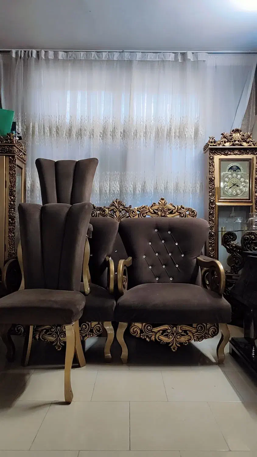 مبلمان‌گنجه‌ساعت‌اینه‌شمعدان‌بخاری|مبلمان خانگی و میز عسلی|مشهد, کوشک مهدی|دیوار