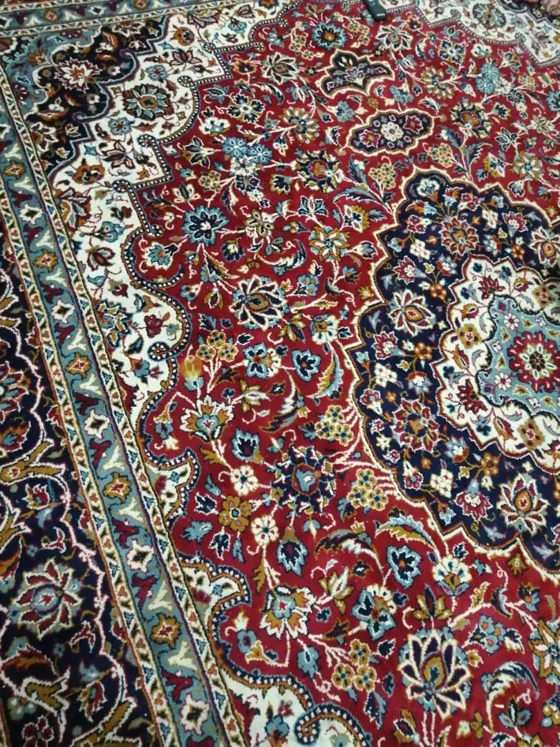 دوتا فرش کارکرده قدیمی|فرش|شیراز, شیخ علی چوپان|دیوار