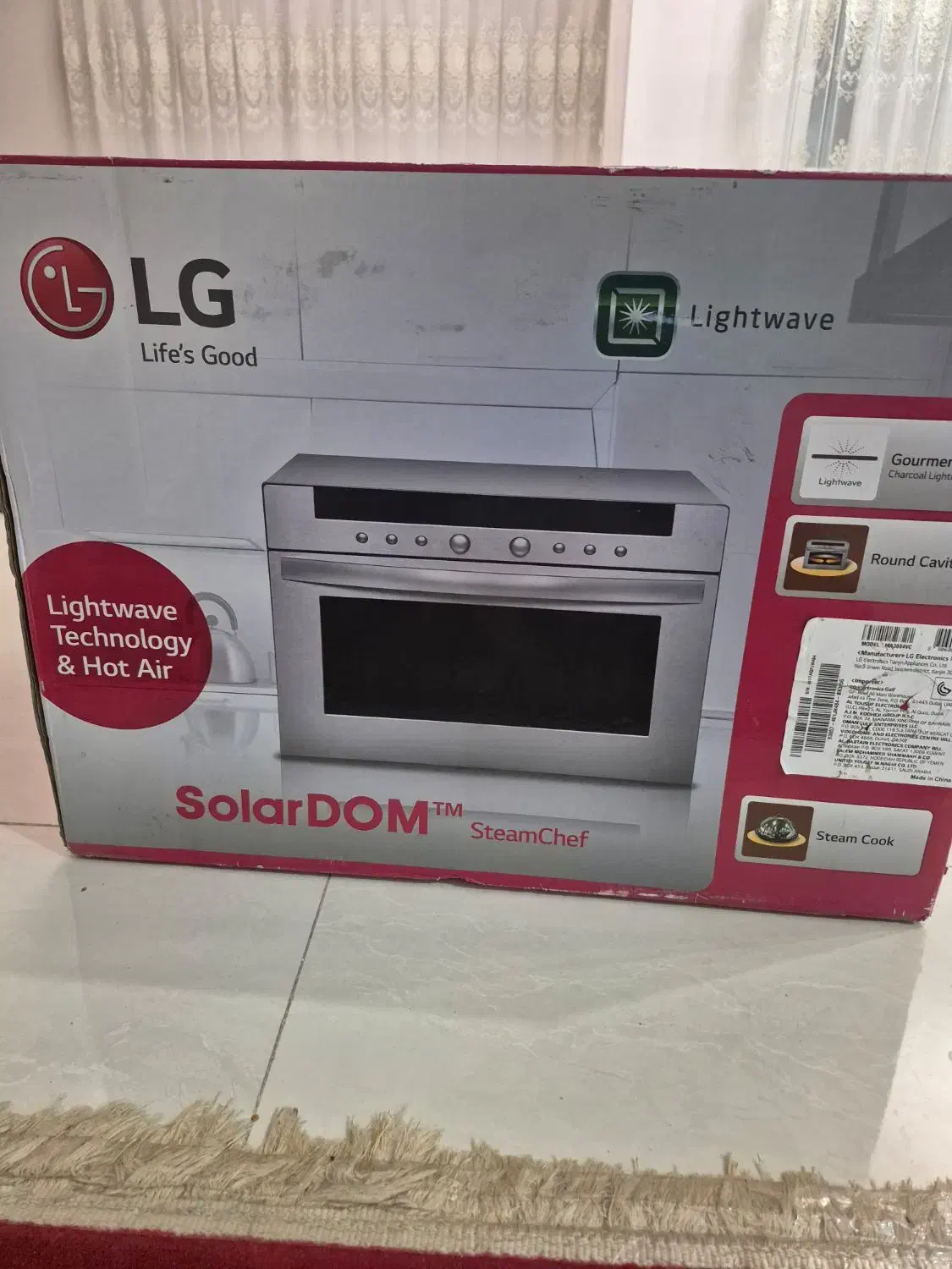 سولاردوم و مایکوفر الل جی اک کره اصل|اجاق گاز و لوازم برقی پختوپز|مشهد, رضاشهر|دیوار