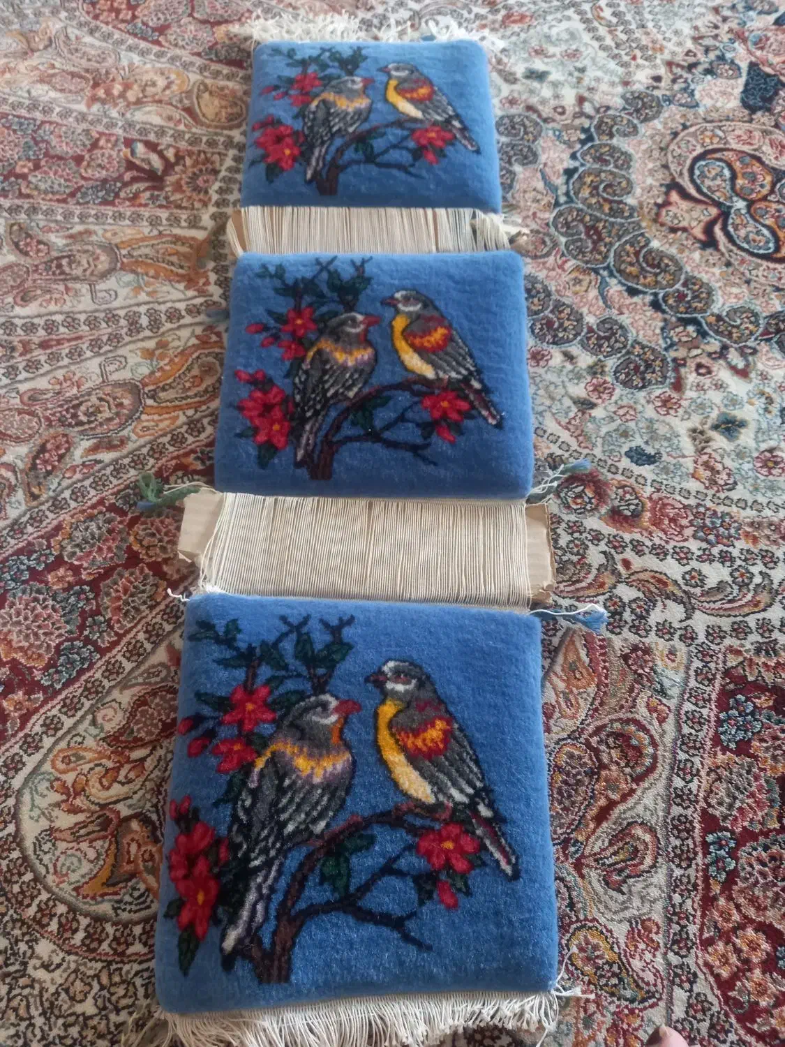 سه عدد فرش باکسی|فرش|بیجار, |دیوار