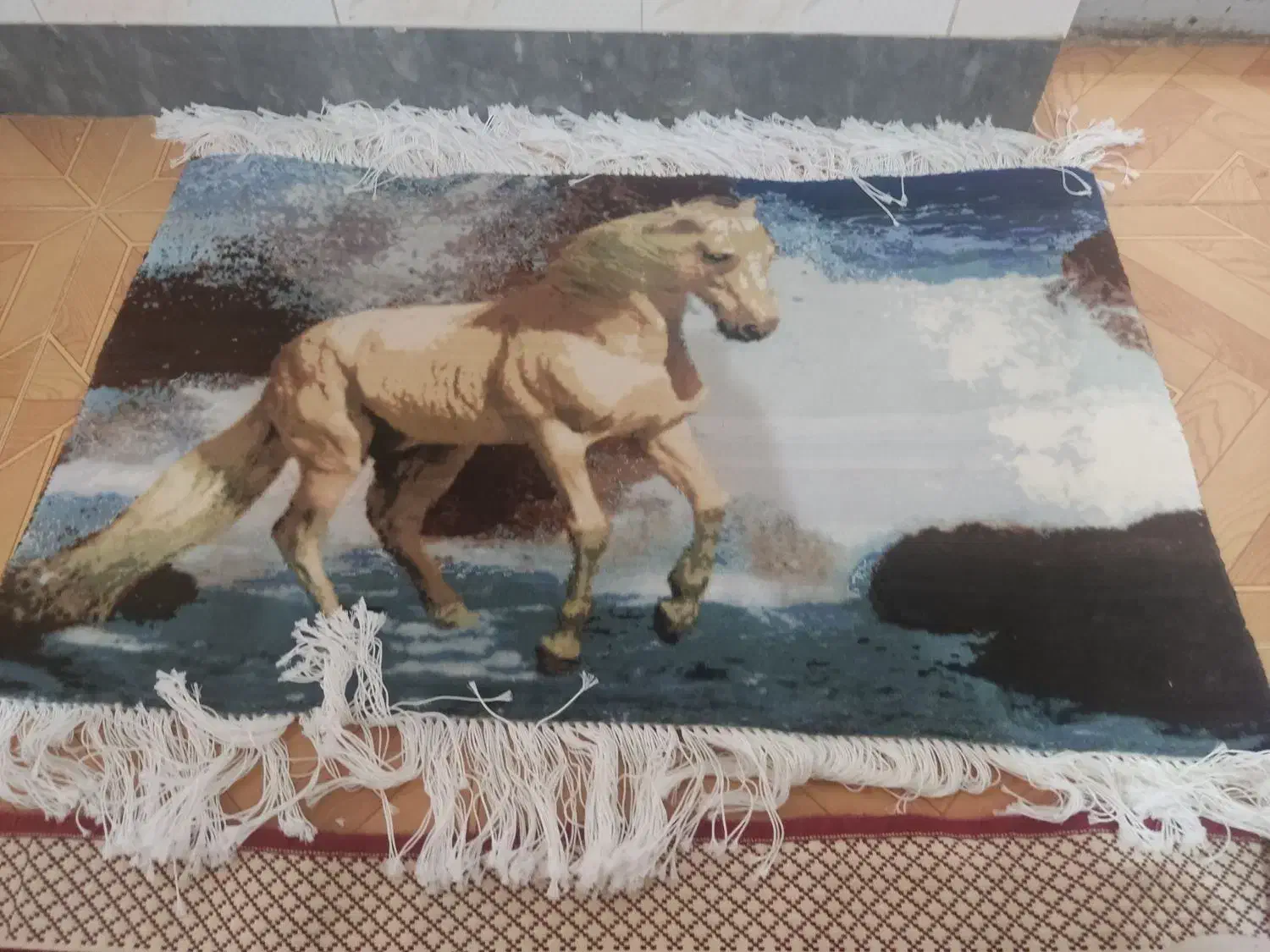 تابلو فرش دستباف  اسب|تابلو فرش|مرند, |دیوار