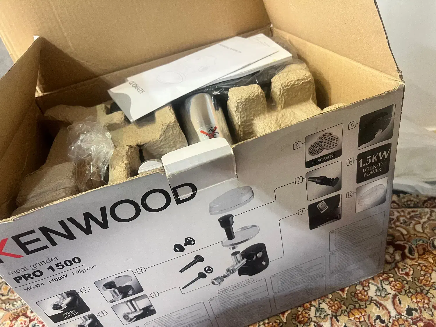 چرخ گوشت کنوود آک بند|سایر لوازم برقی|رشت, رودباری|دیوار