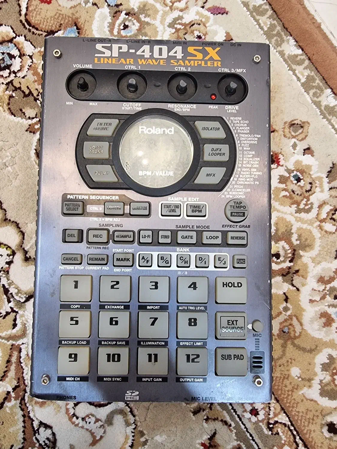 سمپلر دی جی رولند 404|آلات موسیقی|شهریار, شهریار|دیوار