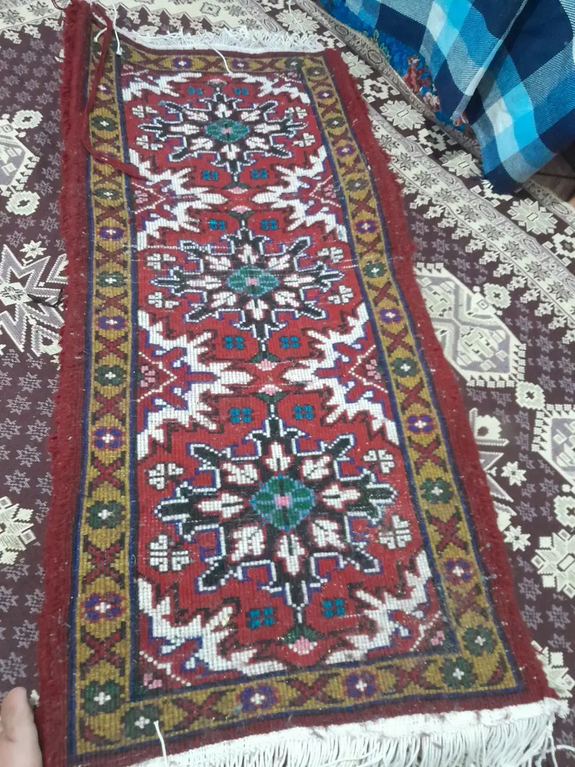 فرش دستباف 1متری|فرش|اهر, |دیوار