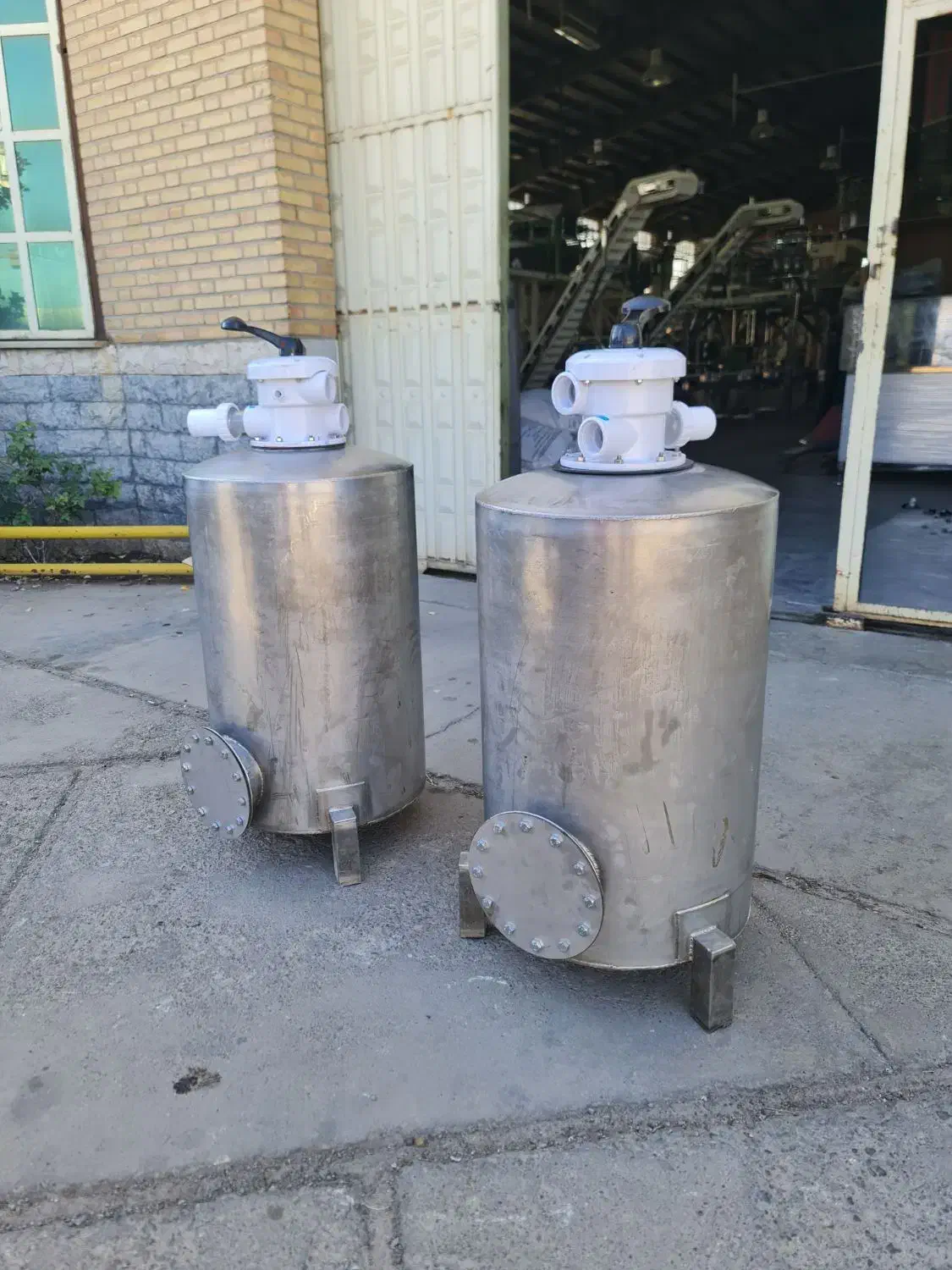 فیلتر شنی تمام استیل شیر شیش حالته ۵۰ در ۸۰سختیگیر|آب‌سردکن و تصفیه آب|بهارستان, |دیوار