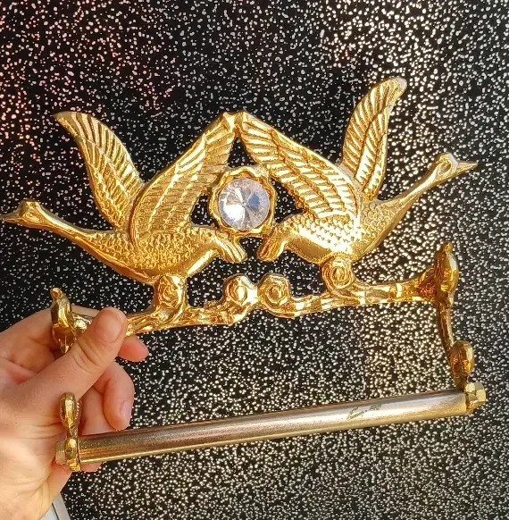 جا حوله ای برنج|لوازم سرویس بهداشتی|بروجرد, |دیوار