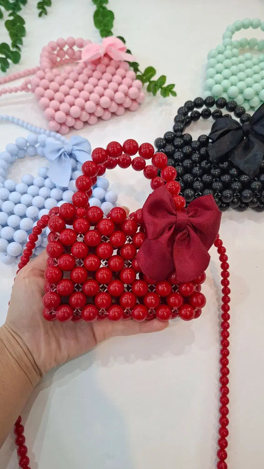 مینی بگ مرواریدی زنانه، رنگ‌بندی متنوع|کیف، کفش، کمربند|مهاباد (آذربایجان غربی), |دیوار