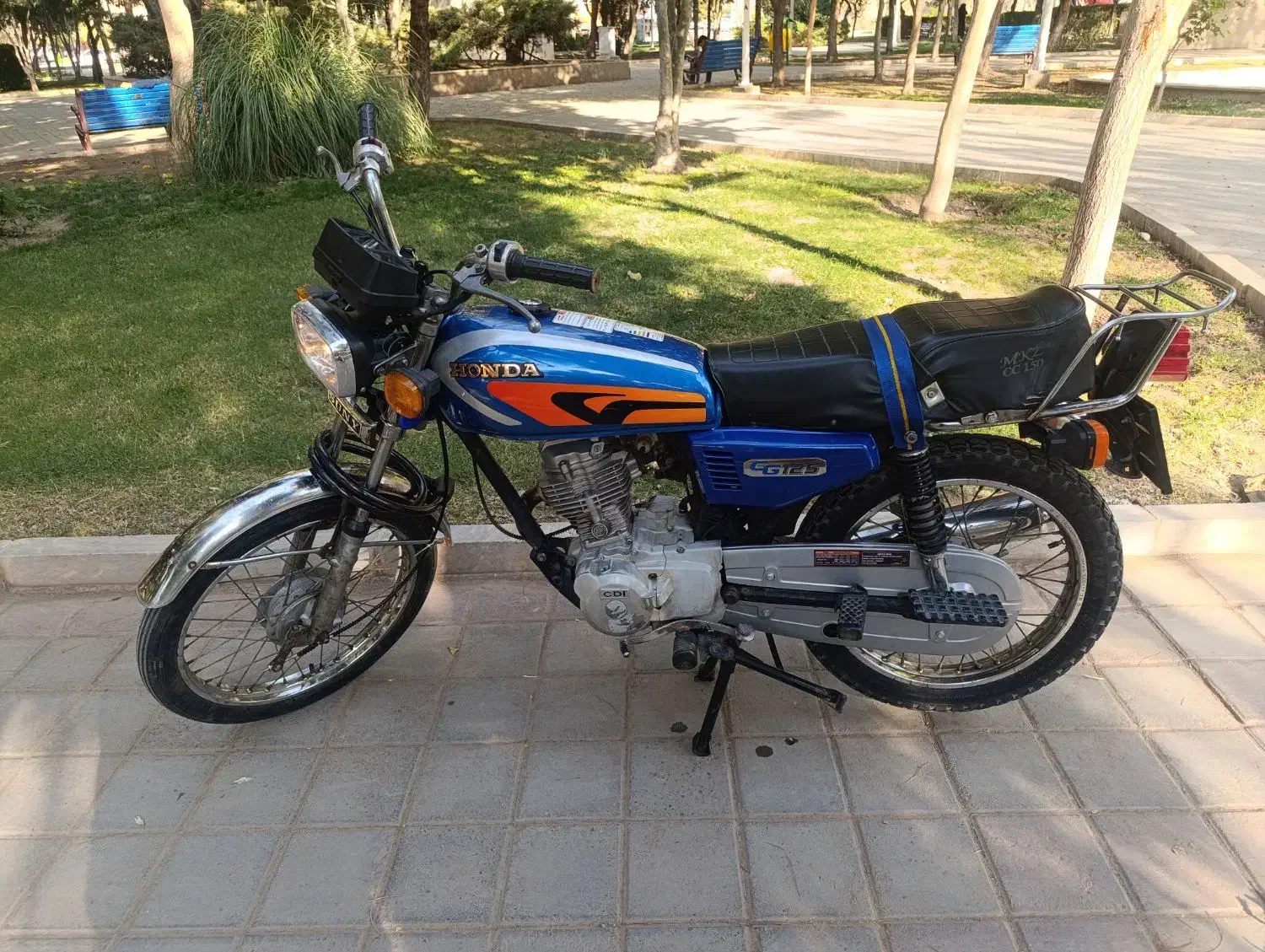 موتور ۸۹ مزایده ۱۲۵ سی سی|موتورسیکلت|قم, حکمت شمالی|دیوار