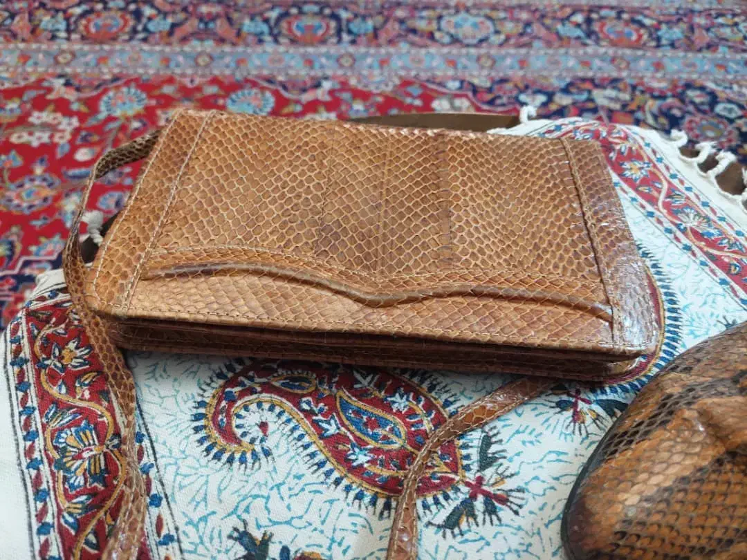 فروش  چکمه و کیف ست پوست مار اصل دست دوز|کیف، کفش، کمربند|تهران, سبلان (لشگر)|دیوار