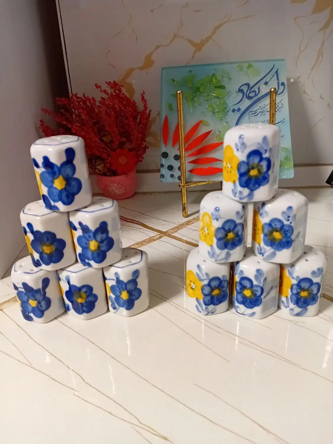 پیاله گل پنبه گلپنبه|ظروف سرو و پذیرایی|ری, دیلمان|دیوار