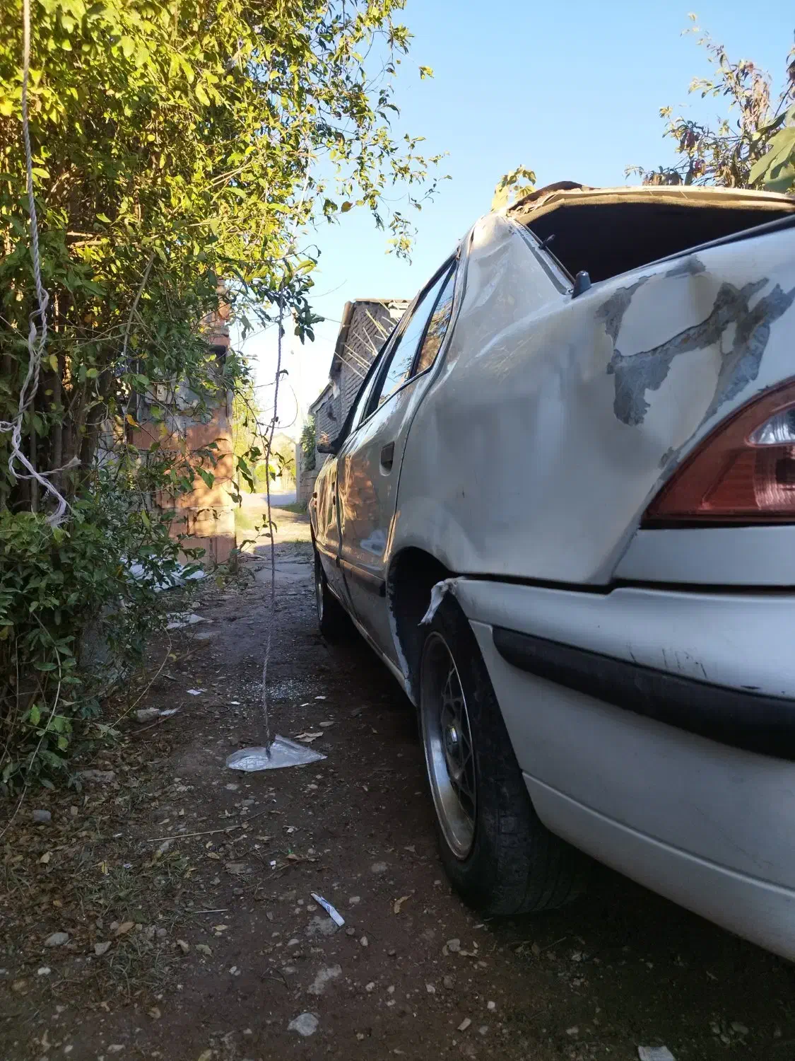 ماشین سمند تصادفی مدل ۸۷|خودرو سواری و وانت|القجر, |دیوار