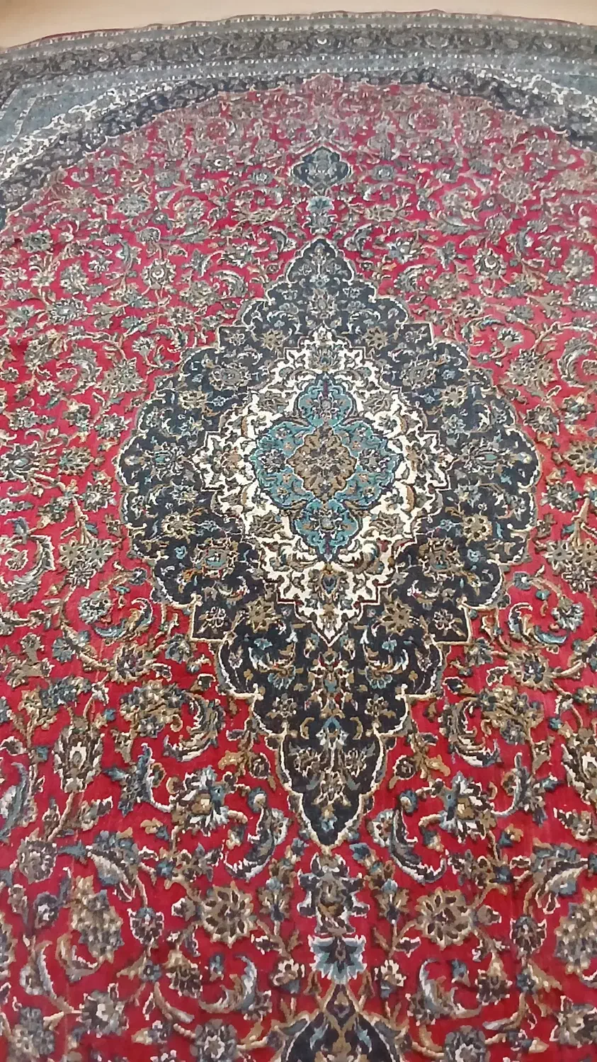 فرش تازه شسته شده وزیبا|فرش|ماهدشت, |دیوار