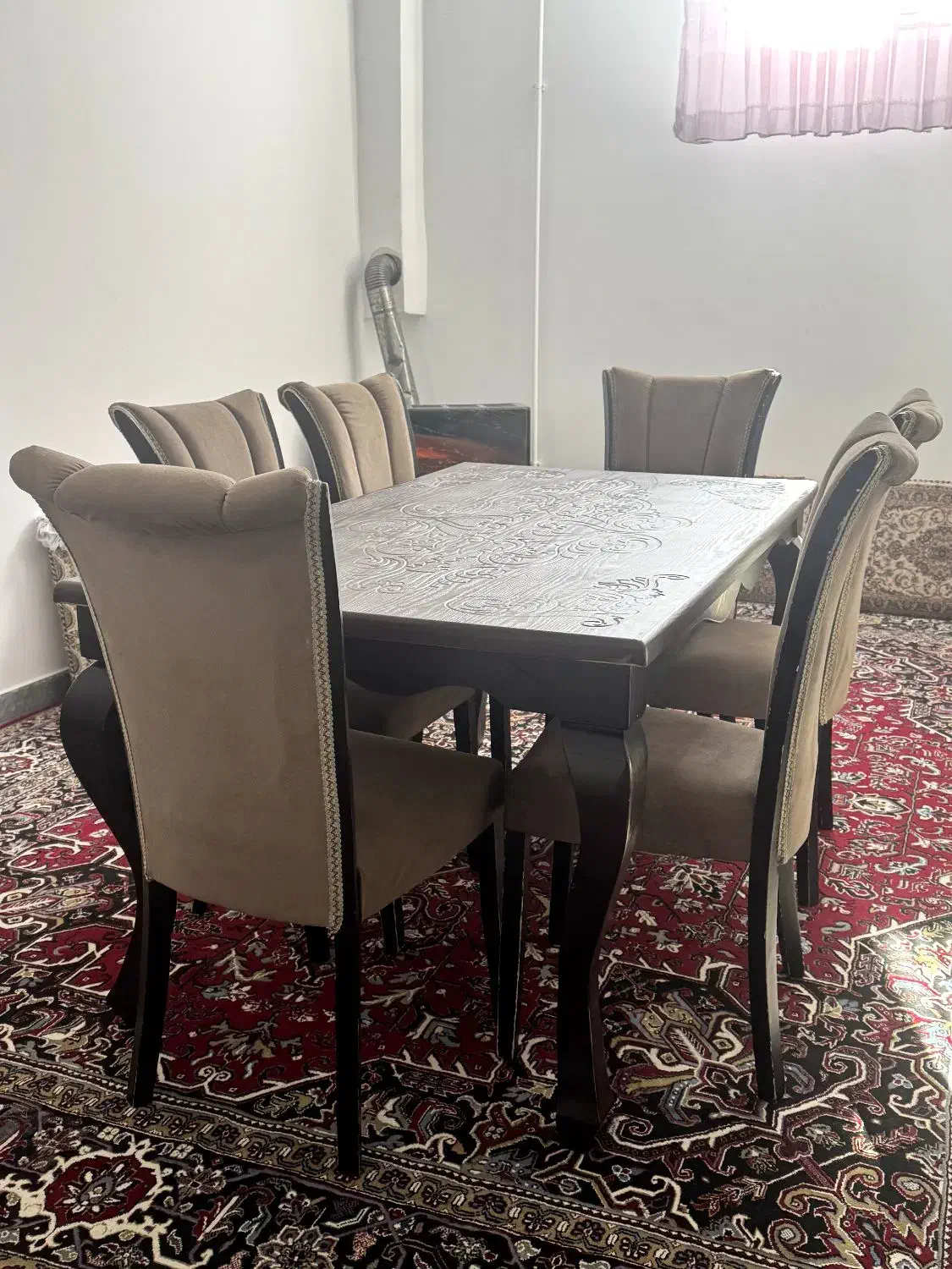 میز غذاخوری|میز و صندلی غذاخوری|مریوان, |دیوار