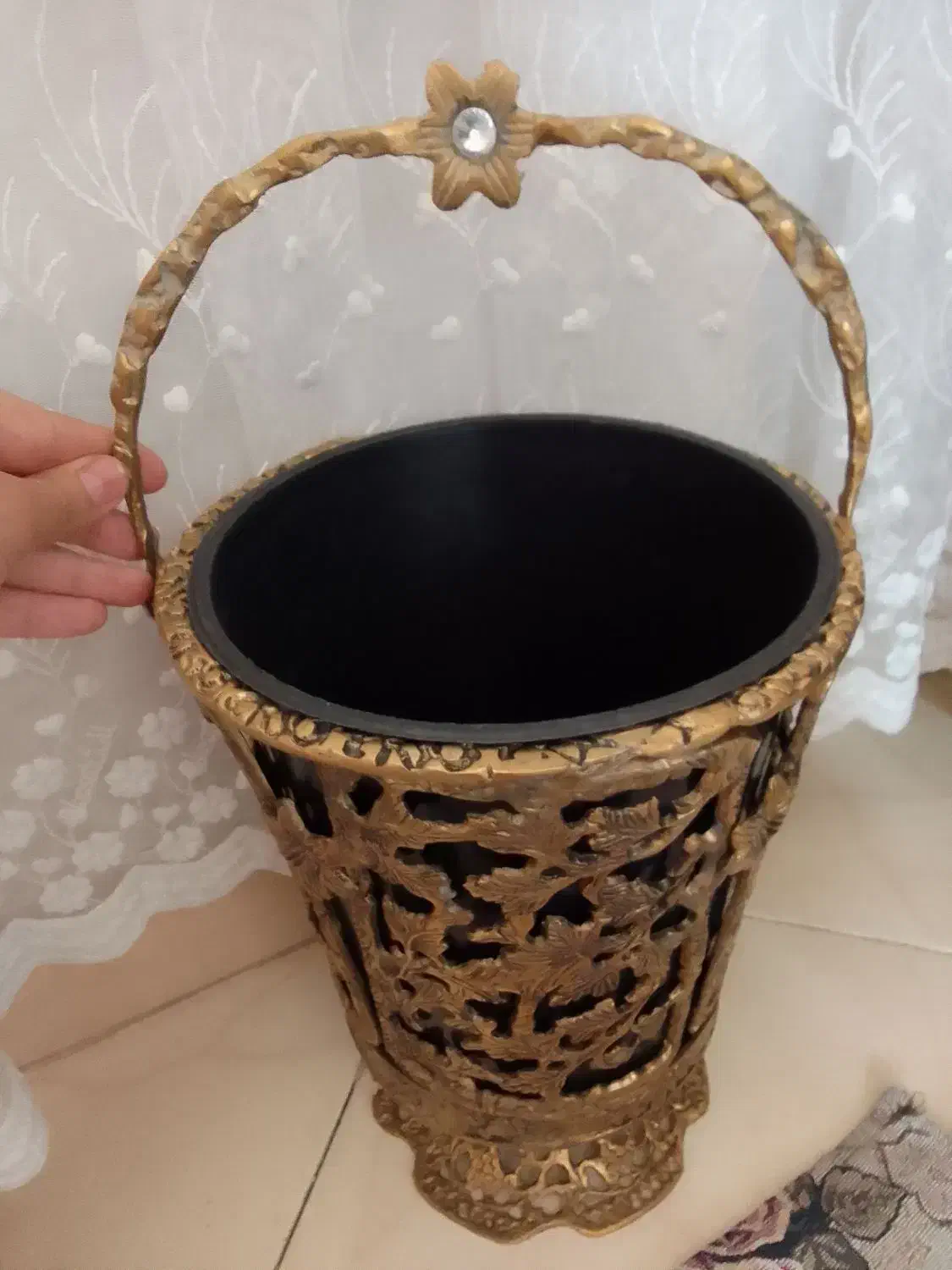 جا دستمال کاغذی برنزی|صنایع دستی و سایر لوازم تزئینی|تهران, شهرک ولیعصر جنوبی|دیوار