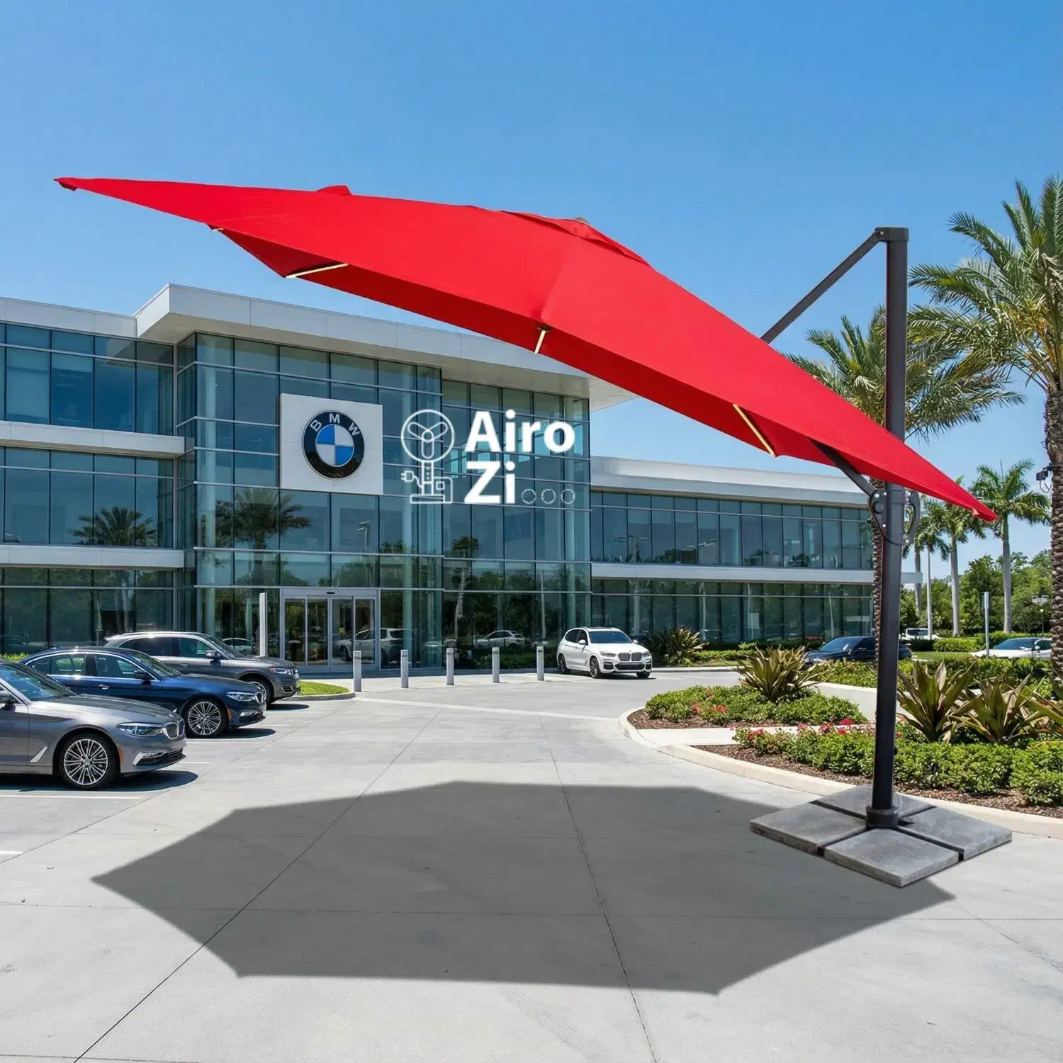 چتر زاویه خور آلومینیوم با روشنایی سایبان ۳۶۰درجه|فروشگاه و مغازه|کرج, فاز ۱ مهرشهر|دیوار