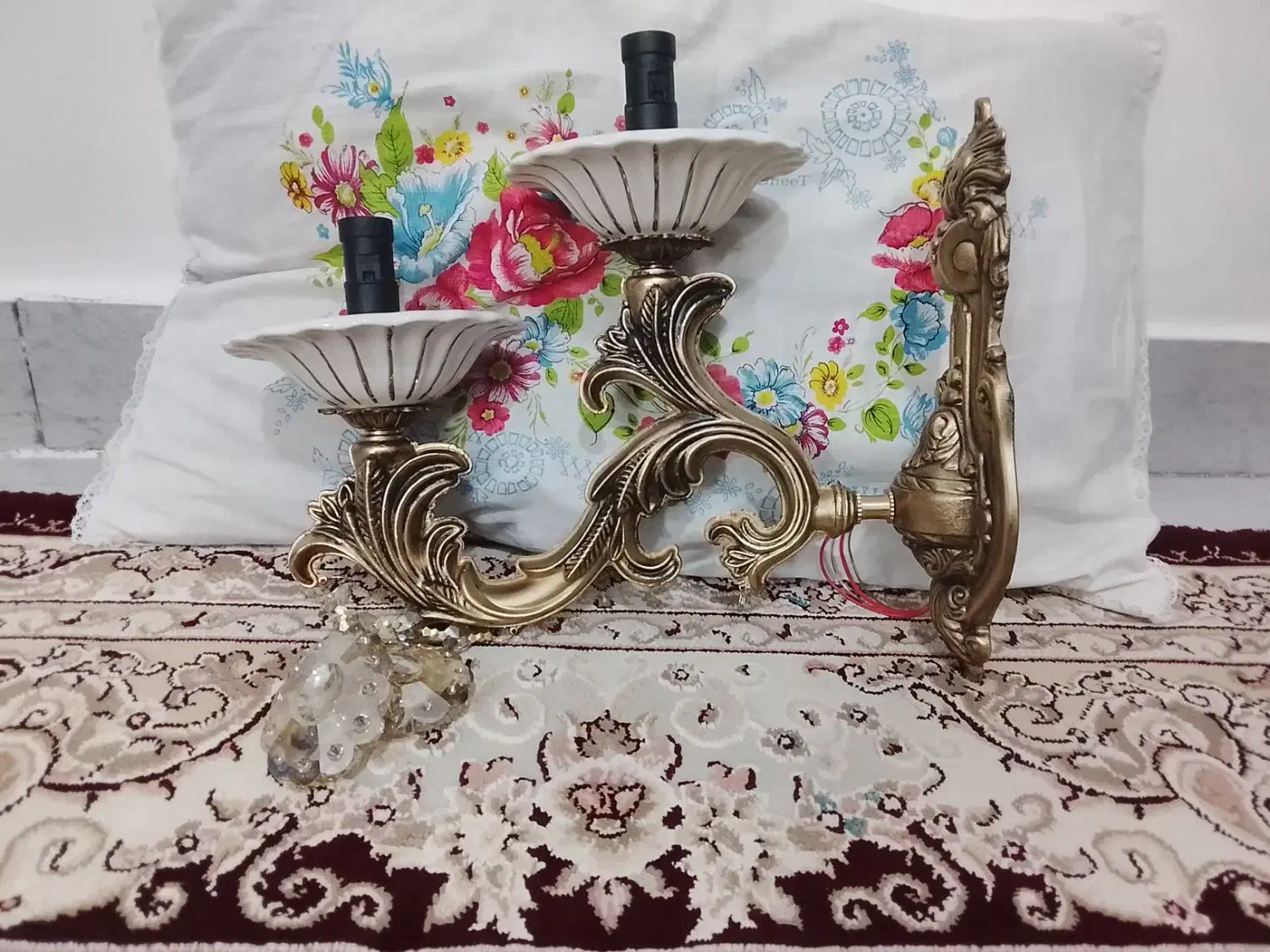 لوستر دیواری برنز|لوستر و چراغ آویز|تبریز, |دیوار