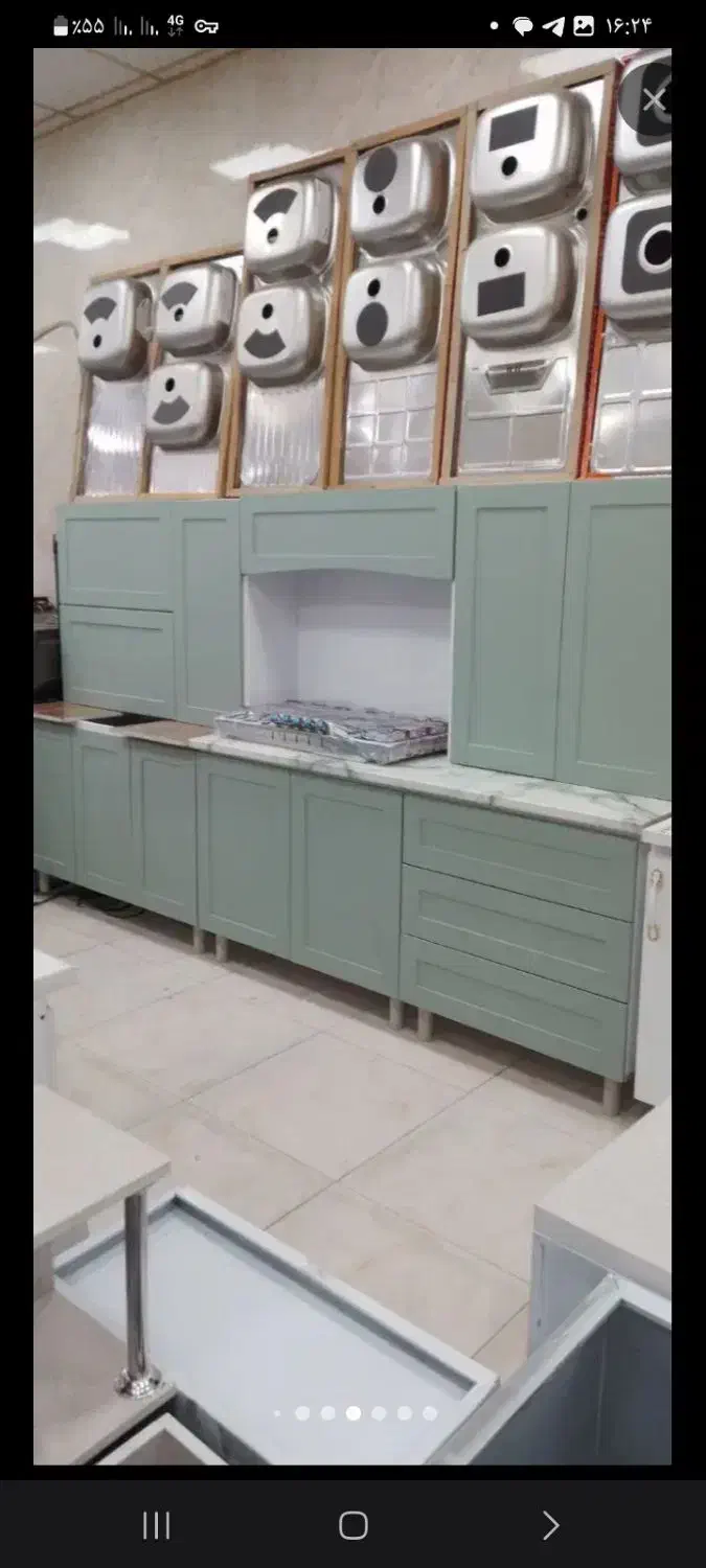 کابینت نئوکلاسیک اماده وسفارشی|مصالح و تجهیزات ساختمان|ساوه, |دیوار