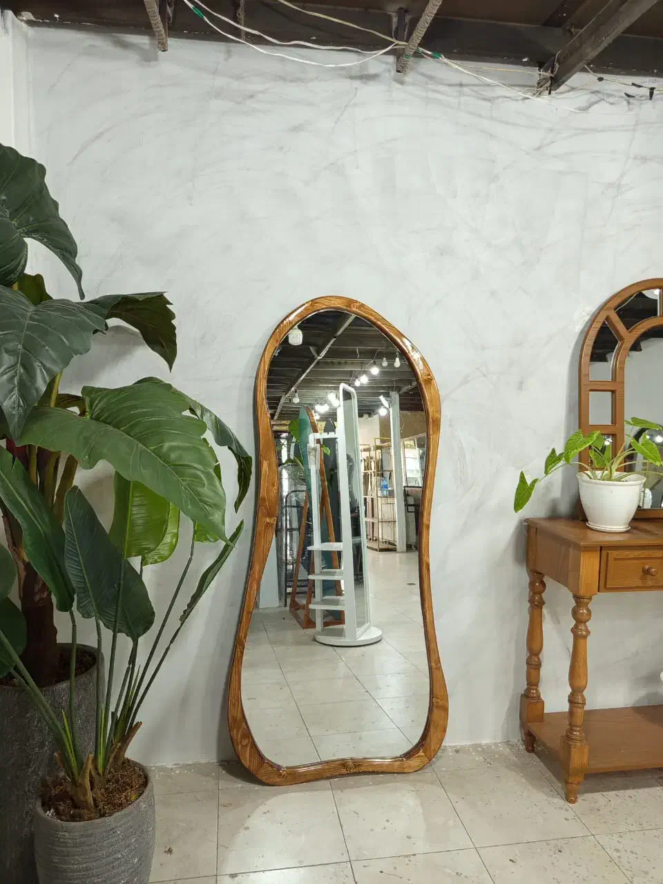انواع آینه چراغدار، دفرمه، چرخشی، قاب چوب، قاب فلز|آینه|بندرعباس, |دیوار