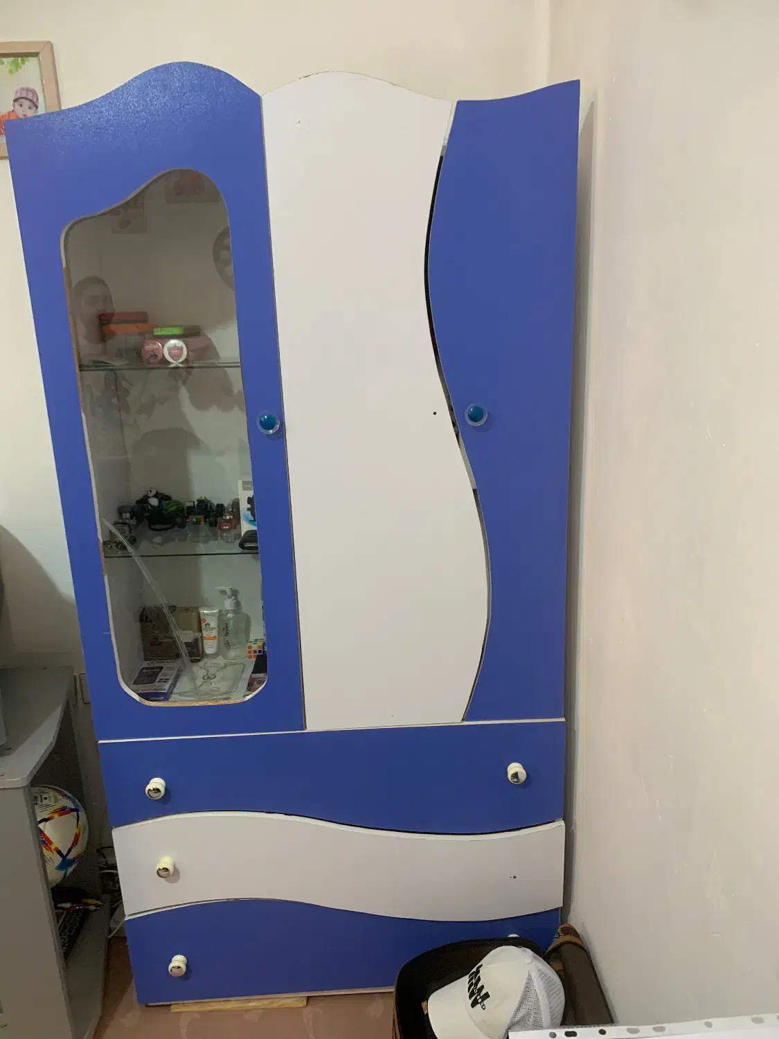 کمد و کتابخانه پسرانه|کتابخانه، شلف، قفسه‌های دیواری|شیراز, رکن‌آباد|دیوار