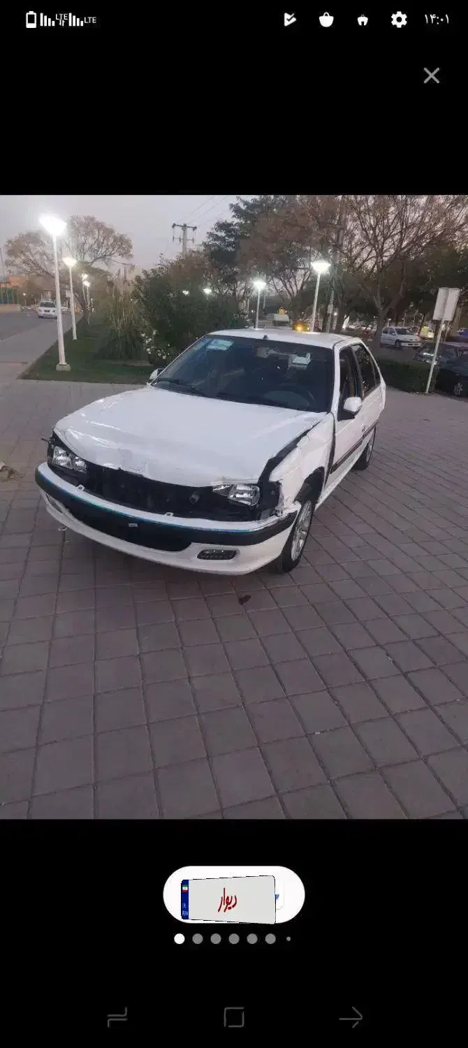 پارس lx سفارشی مدل آخر 402تصادفی|خودرو سواری و وانت|کرمان, |دیوار