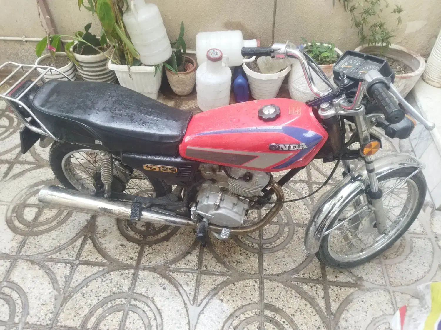 موتور هوندا مزایده ای مدل۸۷ درحد ۹تومن خرجش کردم|موتورسیکلت|ملارد, |دیوار