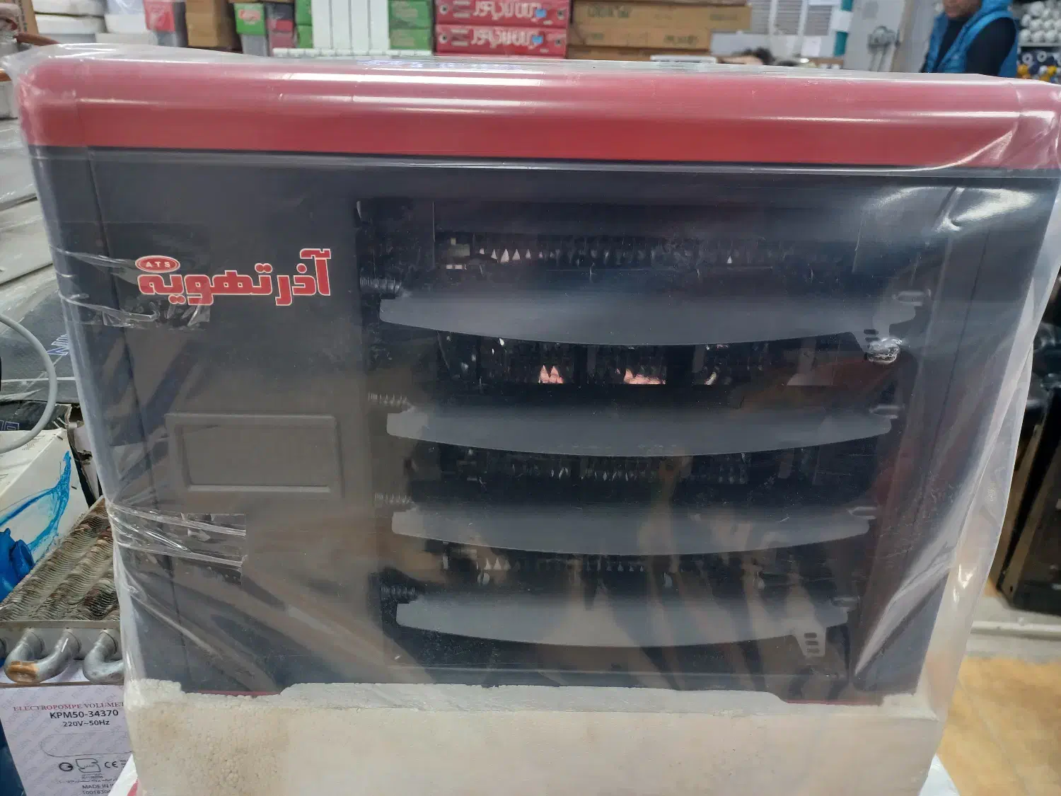 هیتر برقی|بخاری، هیتر، شومینه|هشتگرد, هشتگرد قدیم|دیوار