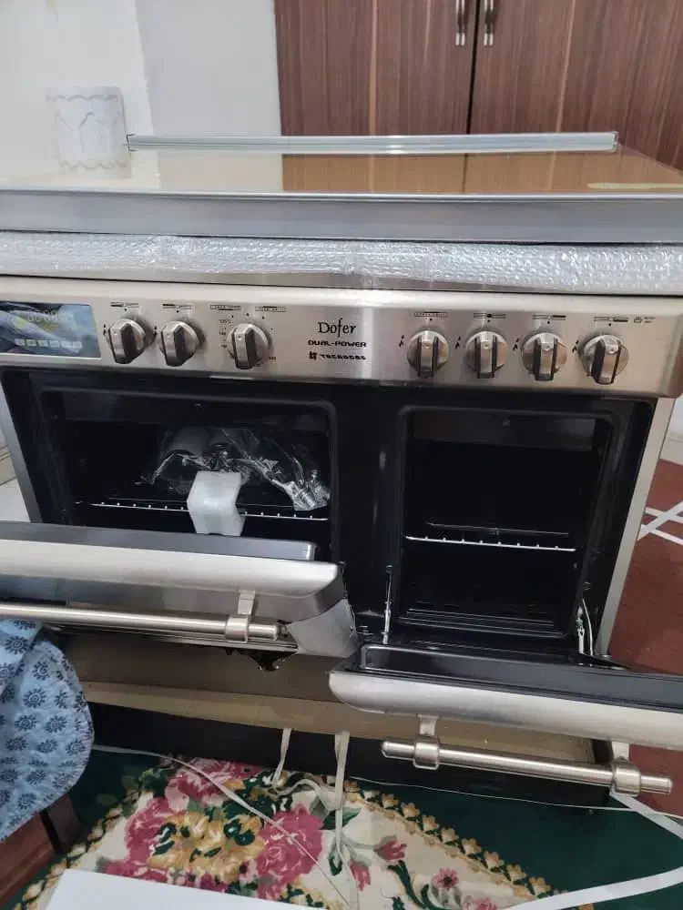 گاز ۵ شعله فر دار|اجاق گاز و لوازم برقی پخت‌وپز|قشم, |دیوار