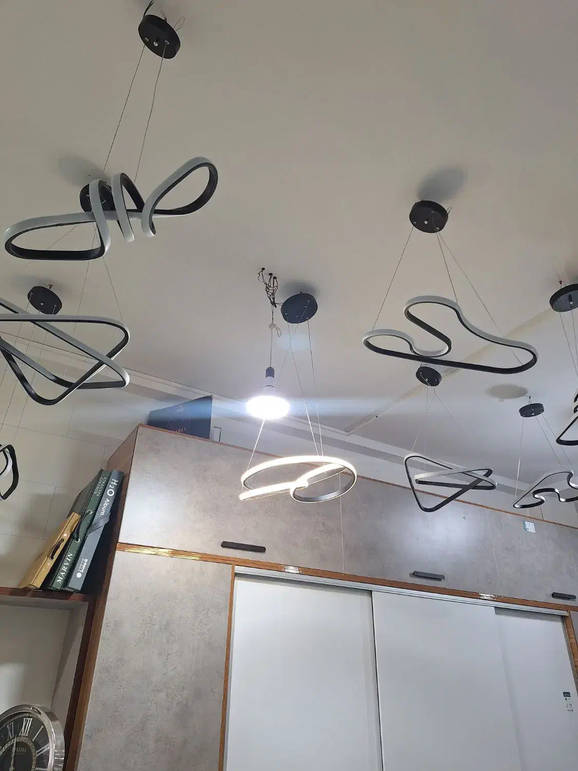 لوستر آشپزخانه اتاق خواب|لوستر و چراغ آویز|زنجان, |دیوار