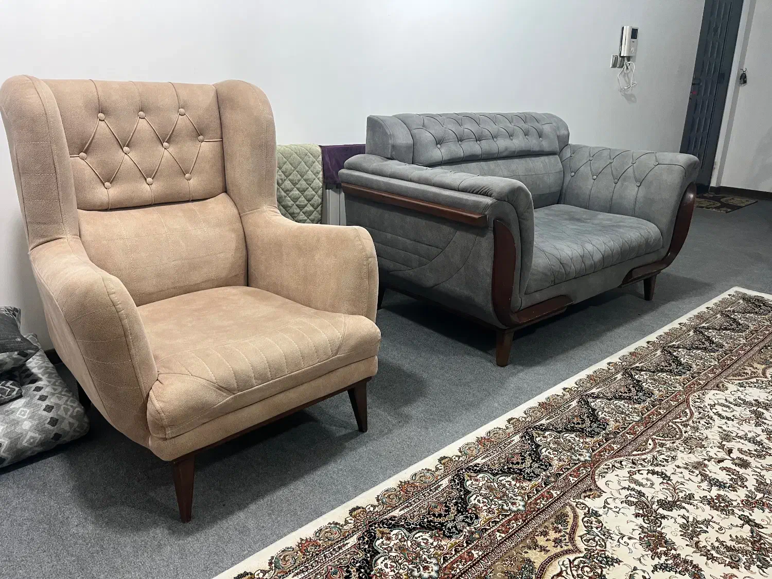 فروش مبل ده نفره|مبلمان خانگی و میز عسلی|فریدونکنار, |دیوار